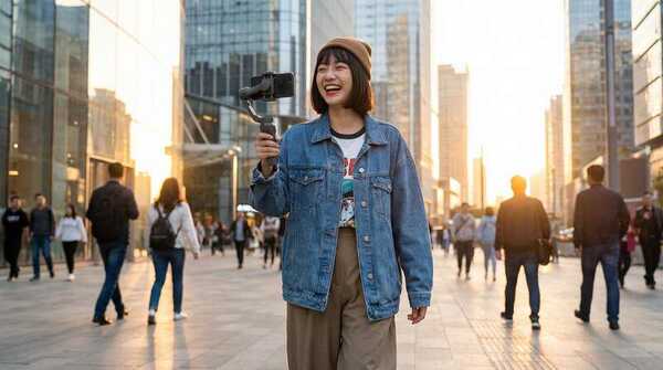 小马拉大车城市街拍视频